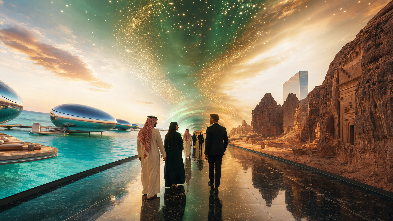 A Saudi national narrative sensory pathway